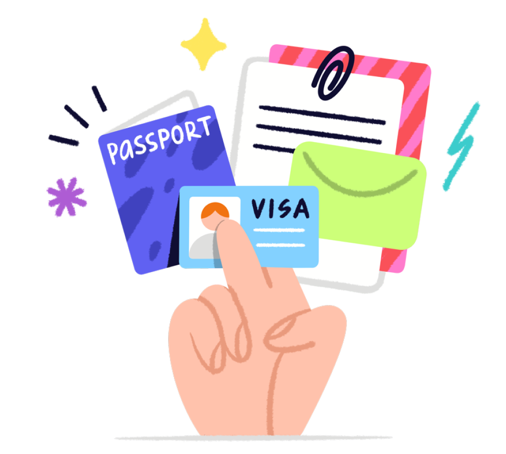 Asistencia con Documentos. Visa, Passport