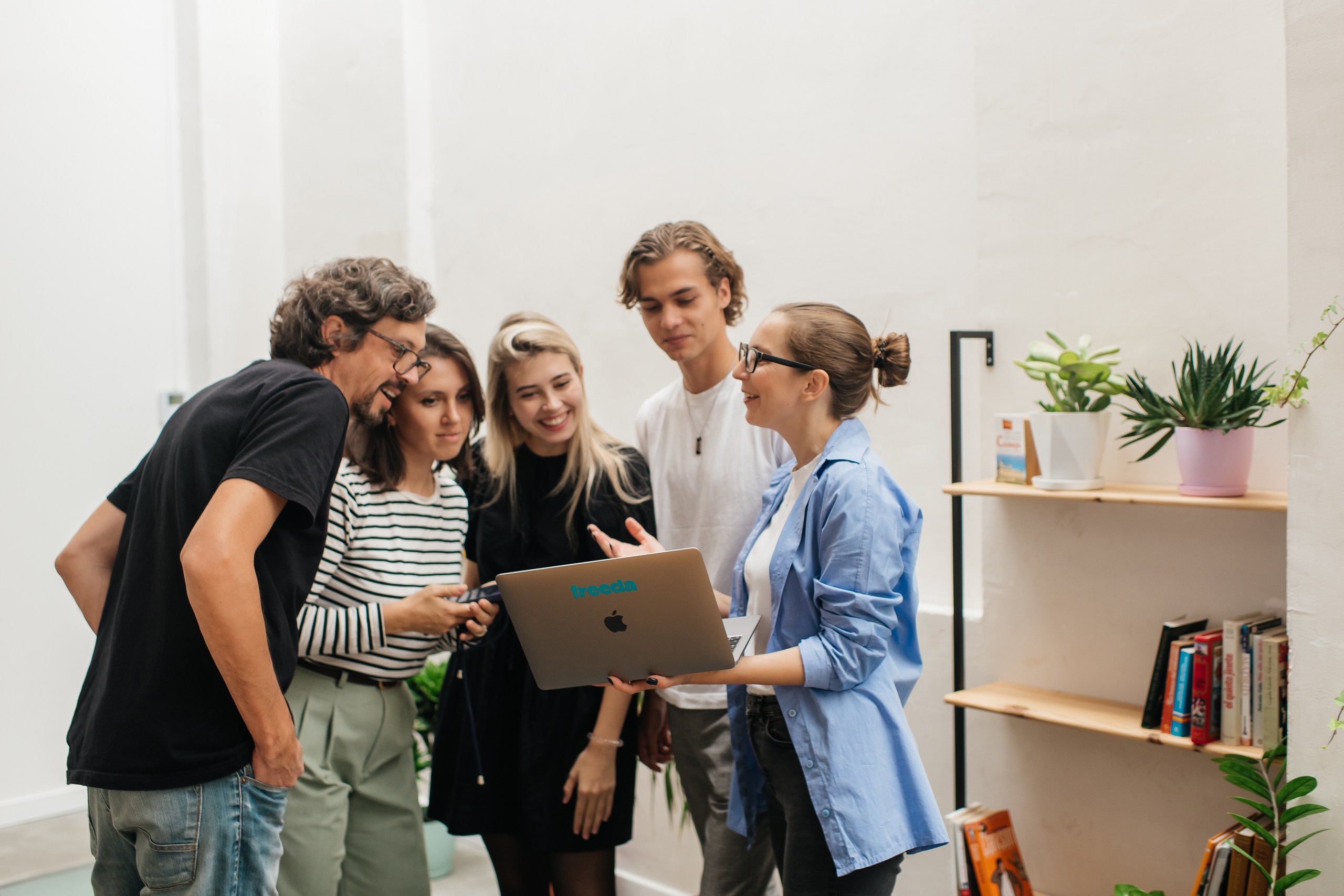 Estudiantes de Freeda Language Space